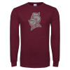 Thumbnail image for  Maroon Long Sleeve T-Shirt