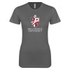 Thumbnail image for  Next Level Womens Charcoal Boyfriend Tee