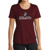 Thumbnail image for  Womens Maroon Performance Short Sleeve Tee