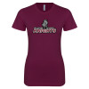 Thumbnail image for  Next Level Womens Maroon Boyfriend Tee