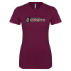 Thumbnail image for  Next Level Womens Maroon Boyfriend Tee
