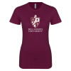 Thumbnail image for  Next Level Womens Maroon Boyfriend Tee