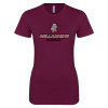 Thumbnail image for  Next Level Womens Maroon Boyfriend Tee