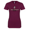 Thumbnail image for  Next Level Womens Maroon Boyfriend Tee