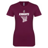 Thumbnail image for  Next Level Womens Maroon Boyfriend Tee