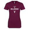 Thumbnail image for  Next Level Womens Maroon Boyfriend Tee