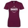 Thumbnail image for  Next Level Womens Maroon Boyfriend Tee