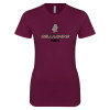 Thumbnail image for  Next Level Womens Maroon Boyfriend Tee