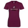 Thumbnail image for  Next Level Womens Maroon Boyfriend Tee
