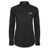 Thumbnail image for  Womens Black Twill Button Down Long Sleeve 