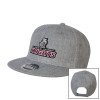 Thumbnail image for  Heather Grey Wool Blend Flat Bill Snapback Hat