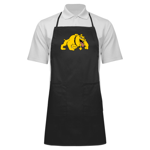  Full Length Black Apron - Primary Mark