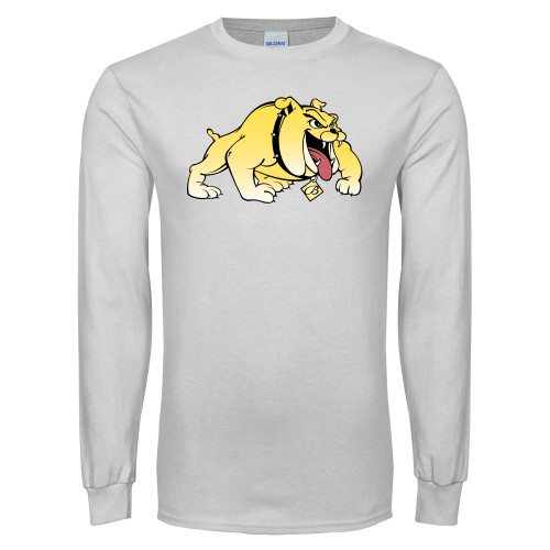  White Long Sleeve T Shirt - Primary Mark