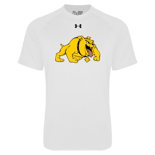  Under Armour White Tech Tee - Primary Mark