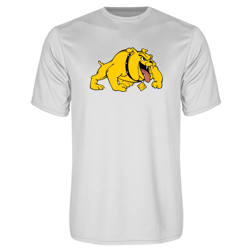  White Performance Tee - Primary Mark