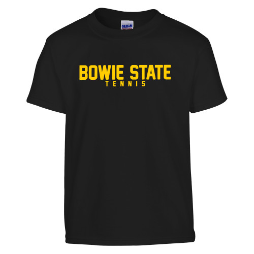  Youth Black T Shirt - Tennis