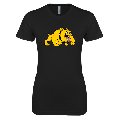  Next Level Womens Black Boyfriend Tee - Primary Mark