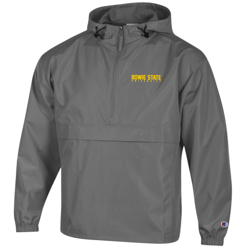  Champion Graphite Packable Jacket - Bowie State University Stacked