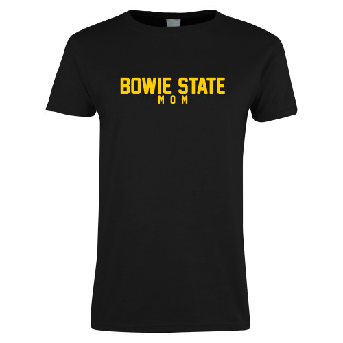  Womens Black Short Sleeve Tee - Mom