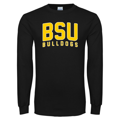  Black Long Sleeve T Shirt - BSU Bulldogs