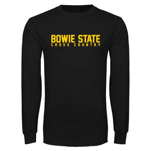  Black Long Sleeve T Shirt - Cross Country