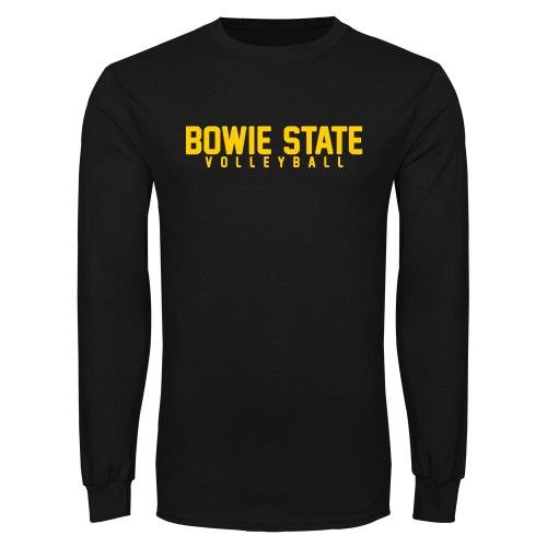Bowie State Black Long Sleeve T Shirt