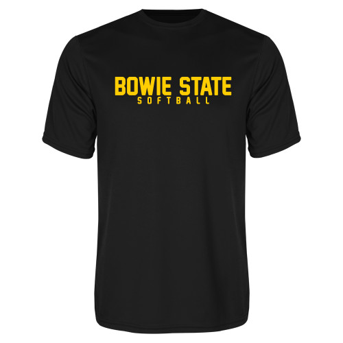  Black Performance Tee - Softball