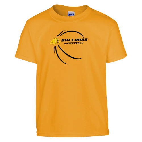  Youth Gold T-Shirt - Basketball