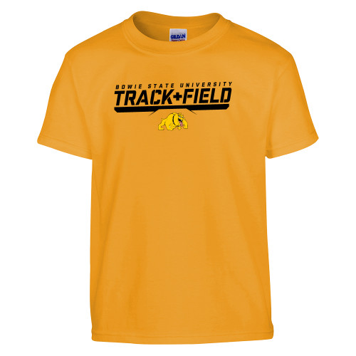  Youth Gold T-Shirt - Track & Field