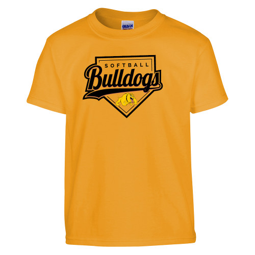  Youth Gold T-Shirt - Softball