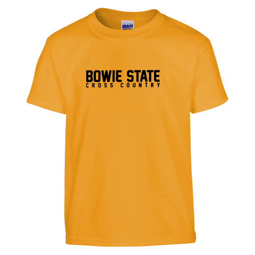  Youth Gold T Shirt - Cross Country