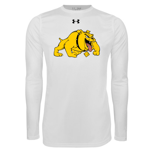  Under Armour White Long Sleeve Tech Tee - Primary Mark