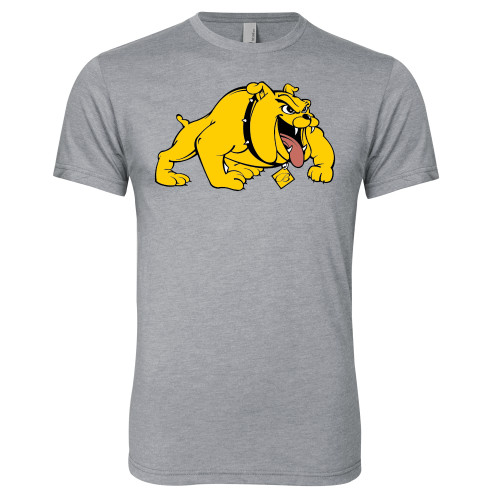  Next Level Heather Grey Triblend Tee - Primary Mark
