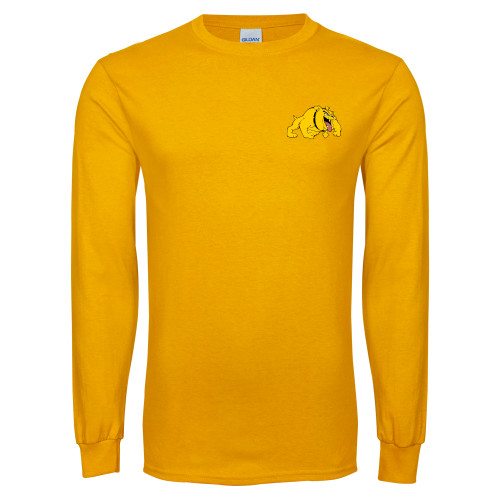  Gold Long Sleeve T Shirt - Primary Mark