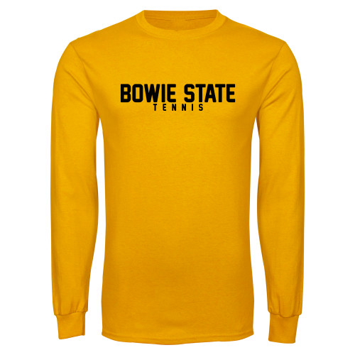  Gold Long Sleeve T Shirt - Tennis