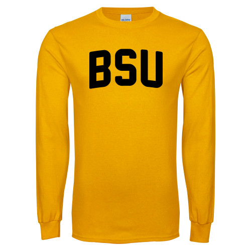  Gold Long Sleeve T Shirt - BSU