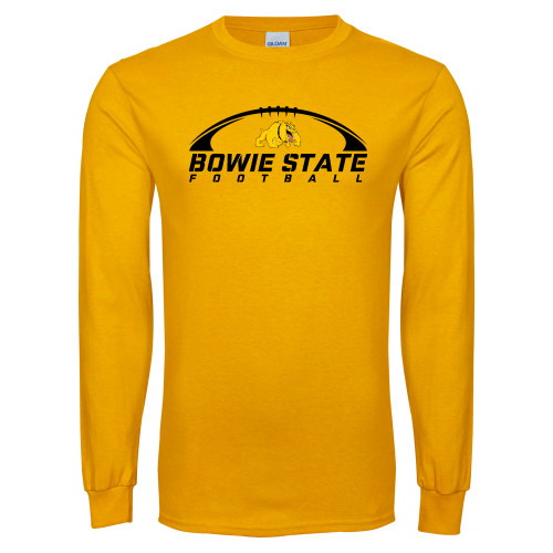  Gold Long Sleeve T Shirt - Football