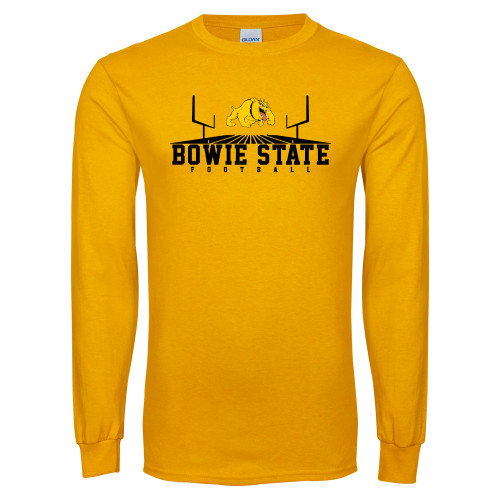  Gold Long Sleeve T Shirt - Football