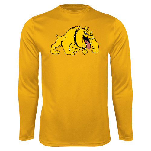  Gold Performance Long Sleeve Shirt - Primary Mark