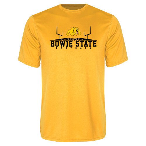 Bowie State Gold Performance Tee