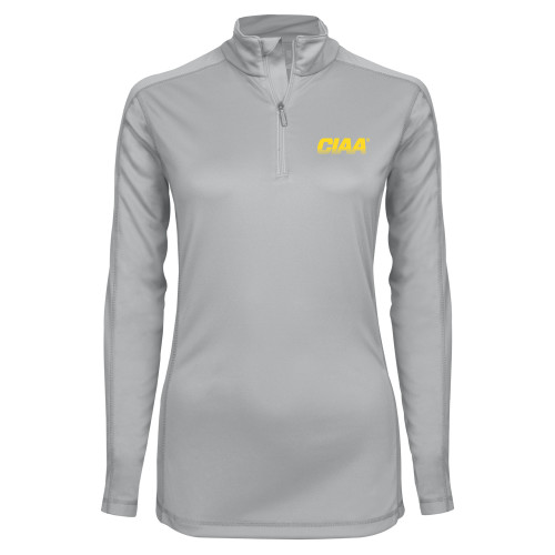  Syntrel Womens Platinum Interlock 1/4 Zip - Bowie State CIAA