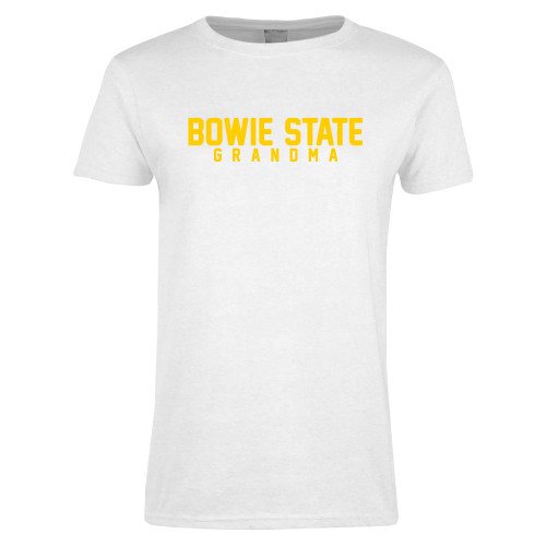  Womens White Short Sleeve Tee - Grandma
