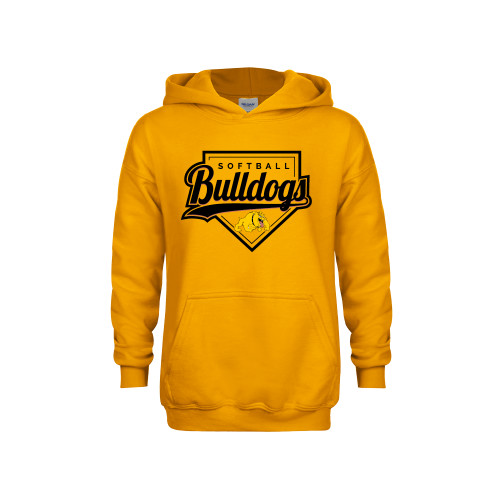  Youth Gold Fleece Hoodie - Softball