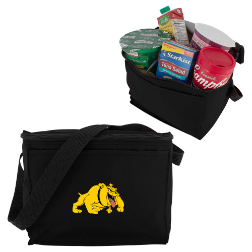  Six Pack Black Cooler - Primary Mark