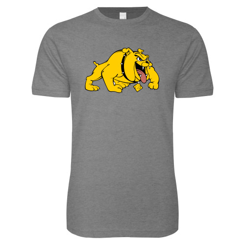  Next Level Heather Grey SoftStyle T Shirt - Primary Mark