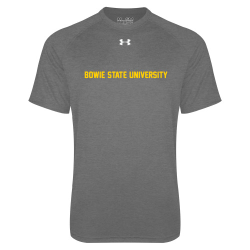  Under Armour Carbon Heather Tech Tee - Bowie State University Flat