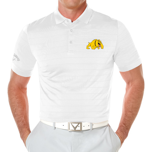 Bowie State Callaway Opti Vent White Polo