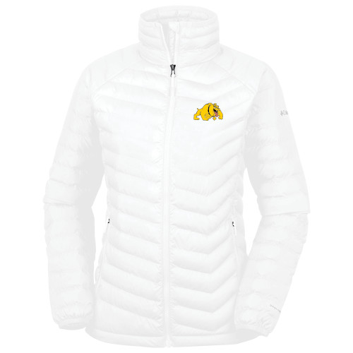  Columbia Womens White Powder Lite Jacket - Primary Mark
