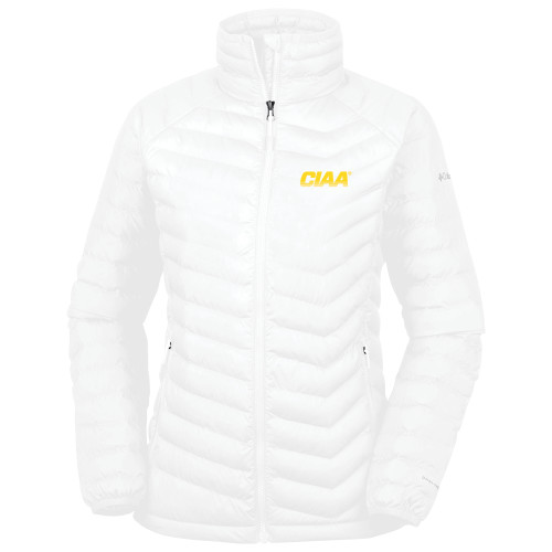  Columbia Womens White Powder Lite Jacket - Bowie State CIAA