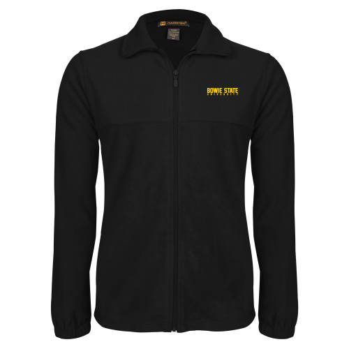  Black Fleece Full Zip Jacket - Bowie State University Stacked